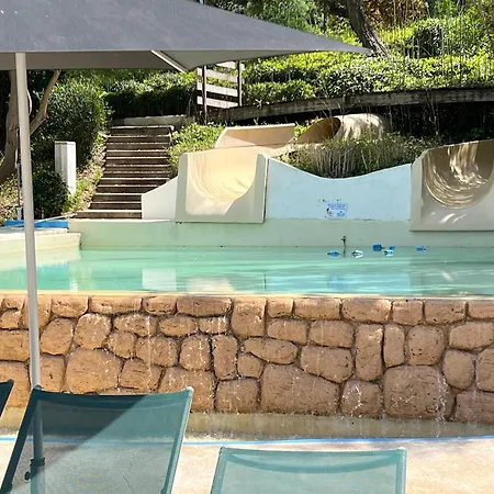 アパート Superbe Les Restanques Du Golfe De Saint Tropez グリモー